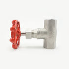 Las válvulas de acero inoxidables adaptables que sondeaban la válvula de parada DIN2999 roscaron el extremo