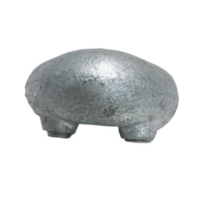 EN10242 galvanizó la abrazadera del grabado del hierro maleable PN25